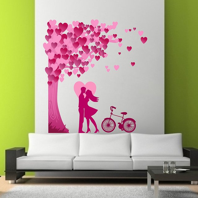 Decor Villa Love coutation Wall Sticker & Decal (PVC Vinyl,Size- 134 cm x  58 cm) : : Home Improvement