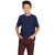 Cliths Navy Blue Tshirt For Kids Boys Cotton Half Sleeves