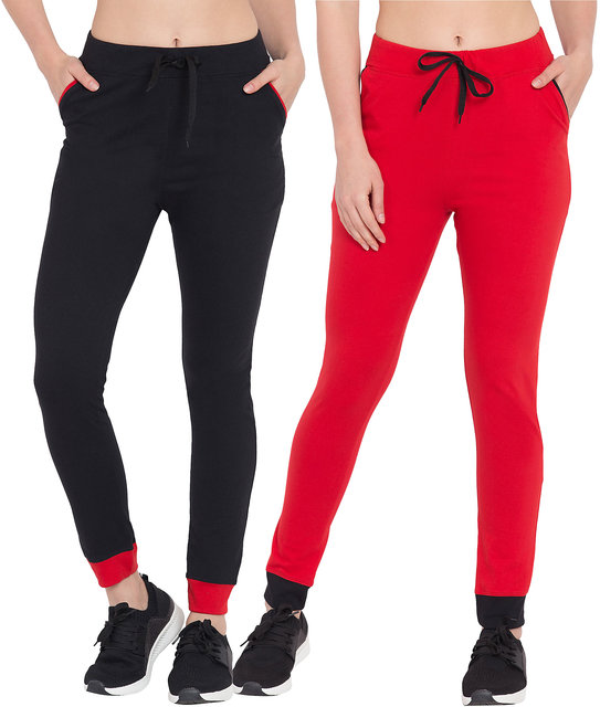 Alarm Pista Women's 100% Cotton Plain/Solid Pyjama/Joggers/Track Pants for  Sleepwear, Lounge Wear,