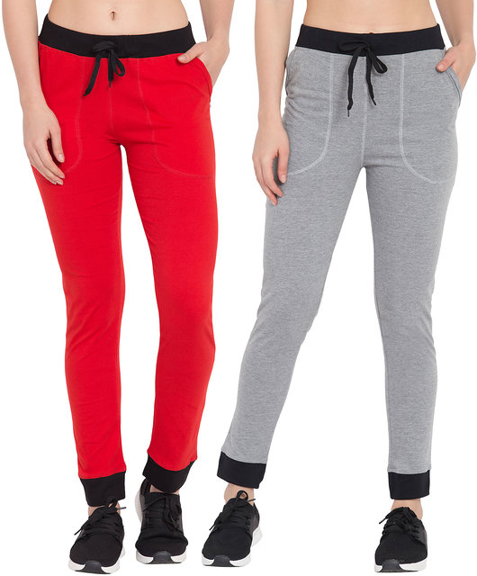 Clothina Solid Women Black Pink Track Pants  Buy Clothina Solid Women  Black Pink Track Pants Online at Best Prices in India  Flipkartcom