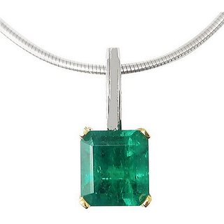 Lab Certified Original Panna pendant unheated Emerald stone Silver Plated Pendant For Astrological Purpose By ceylonmine Lab Certified Original Panna pendant unheated Emerald stone Silver Plated Pendant For Astrological Purpose By ceylonmine