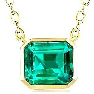                       5.25 Ratti emerald/Panna Pendant Precious Stone  Original Gemstone Pendnat For Unisex By ceylonmine                                              