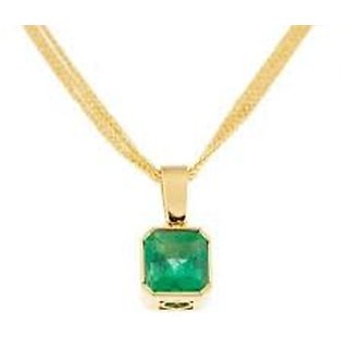 Lab Certified Original emerald/Panna Pendant unheated Panna stone Gold Plated Pendant For Astrological Purpose By ceylonmine Lab Certified Original emerald/Panna Pendant unheated Panna stone Gold Plated Pendant For Astrological Purpose By ceylonmine