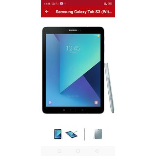 Samsung Galaxy Tab S3 With Pen , 32 GB 9.7inch With Wi Fi 4G Tablet QC Pass Box Open Very Good Quality With Brand Box Pa