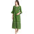Desi Kala Women's Solid Cotton Green Gota Dress with Bell Sleeves (Desi_Kala_29_XS)