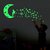 Decor Villa Glow In The Dark FAIRY STAR Radium Night Glow Wall Sticker