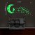 Decor Villa Glow In The Dark FAIRY STAR Radium Night Glow Wall Sticker