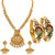 Sukkhi Peacock Gold Plated Necklace Set  Kada Combo For Women