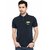 Eysom India Flag Cotton Black Polo T-Shirt  Patriotic T-Shirt  Proud Indian T-Shirt