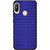 Cellmate Luxurious Checks Pattern Designer Soft Silicone Mobile Back Case Cover For Redmi A2 Lite - Blue