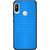 Cellmate Luxurious Checks Pattern Designer Soft Silicone Mobile Back Case Cover For Redmi 6 Pro - Sky Blue