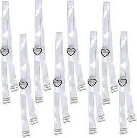 Hipe Stylish Shoulder Bra Straps with Buckles Transparent , Stretchable , Colorless (Pack of 10)