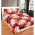 Weave Well's Pearl Collection Vibrant and Colorful Printed Cotton 1 Double Bed Sheet with 2 Pillow Covers for Your Bed Room with Full Size and Comfort