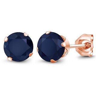 Blue Sapphire Earrings For Women Lab Certified Stone Neelam Stud Earring BY CEYLONMINE Blue Sapphire Earrings For Women Lab Certified Stone Neelam Stud Earring BY CEYLONMINE