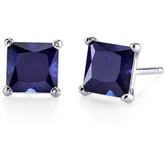 Original Blue sapphire/neelam earrings with certificate by CEYLONMINE Original Blue sapphire/neelam earrings with certificate by CEYLONMINE
