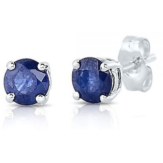Original Blue sapphire/neelam earrings with certificate by CEYLONMINE Original Blue sapphire/neelam earrings with certificate by CEYLONMINE