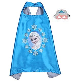 Kaku Fancy Dresses Fairy Tale Character Elsa Robe/California Costume/Halloween Costume -Blue, Free Size, for Boys. Kaku Fancy Dresses Fairy Tale Character Elsa Robe/California Costume/Halloween Costume -Blue, Free Size, for Boys.
