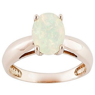                       Natural Stone Opal 7.25 ratti Stone Gold Plated Ring Unheated  Natural Stone Opal  Ring - CEYLONMINE                                              