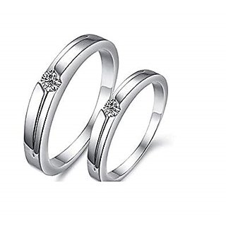                       Couple Diamond Ring original  certified american diamond stone ring for men  women by CEYLONMINE                                              