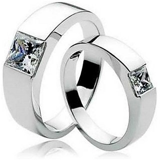                       Natural Couple Diamond Ring original & LAB certified american diamond stone ring for men & women by CEYLONMINE                                              