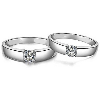                       American Diamond couple ring original  lab certified gemstone ring for women  men by CEYLONMINE                                              