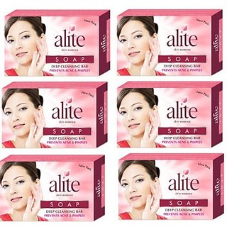 Alite acne pimple soap (pack of 6 x 75 g)