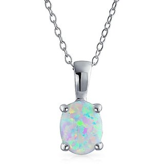                       Ceylonmine - opal pendant natural  original gemstone Opal silvre Plated Pendant For Astrological Purpose                                              