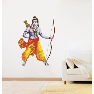 Decor Villa Lord Ram Wall Sticker Decal (PVC Vinyl,Size -58 cm x 43 cm) Decor Villa Lord Ram Wall Sticker Decal (PVC Vinyl,Size -58 cm x 43 cm)