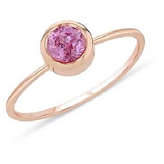                      Natural Stone Pink sapphire Ring Original & Effective Stone Pink sapphire gold Plated Ring By CEYLONMINE                                              