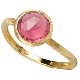                       Pink sapphire Ring Natural  Original gold Plated Gemstone Ring By CEYLONMINE                                              