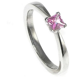                       Natural Stone Pink sapphire Ring Original & Effective Stone Pink sapphire silver Plated Ring By CEYLONMINE                                              