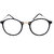 TheWhoop Full Rim Clear Round Unisex Spectacle Frame Stylish Transparent Nightwear Eyeglasses for Men and Women