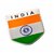 DY India Flag Shield 3D Car  Bike Door Laptop Aluminum Sticker (5 X 5 Cm,India Flag)