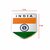 DY India Flag Shield 3D Car  Bike Door Laptop Aluminum Sticker (5 X 5 Cm,India Flag)