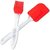 Kitchen Oil Cooking Baking glazing silicon brush Flat Pastry Brush (Pack of 2) Kitchen Tool Set
