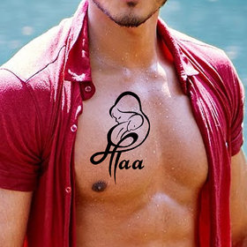 Voorkoms Temporary Tattoo Waterproof For Men Women Beautiful  Popular Water Transfer Mom  Baby Love Body Tattoo (162)