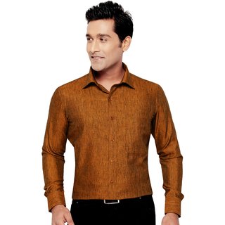                       Corporate Club Tunica Party Wear Shirt Orange- S.                                              