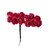 Maahal Pack Of 24Pcs, Red Rose Flower Hair Juda Pin Hair Accessories for Women/ Girls
