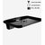 HFK Black Set Top Box stand With 2 Remote Holder And 2Screw frees