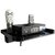 HFK Black Set Top Box stand With 2 Remote Holder And 2Screw free