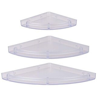 HFK Set of 3 White Corner stand With their screw