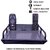 HFK Black Mattle Set Top Box stand With 2 Remote Holder And Inbuilt Extension with 2 screw free,