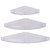 HFK Set of 3 White Corner stand With their screw