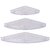 HFK Set of 3 White Corner stand With their screw