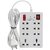 Pack of 2 HFK Eight switches Extension Cord With 2 mtr. Wire