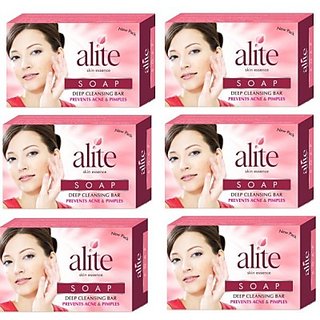 ALITE SKIN ESSENCE SOAP- FOR ACNE AND PIMPLES (COMBO OF 6 SOAPS OF 75 GMS EACH)