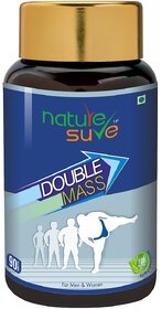 Nature Sure Double Mass Tablets For Weight Gain In Men Women 1 Pack 90 Ta