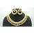 Pearl and Kundan Tilak Polki Lariya Necklace Set