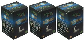 Nature Sure SOMNI Natural Sleep Aid Tablets for Men and Women  3 Packs (3x90 Tablets)