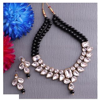 Buy Apsara Art Jewellery Gold Plated White Stone Studded Diamond And Black Pearl Necklace Set Choker Set For Women Girls Online Get 42 Off Check out our magic mirror selection for the very best in unique or custom, handmade pieces from our gadgets shops. apsara art jewellery gold plated white stone studded diamond and black pearl necklace set choker set for women girls